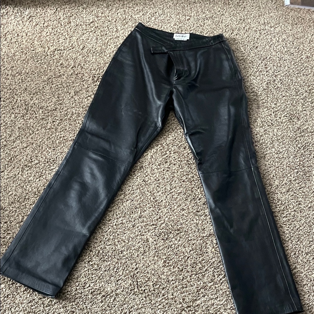Bagatelle Black Leather Trousers - Picture 5 of 5
